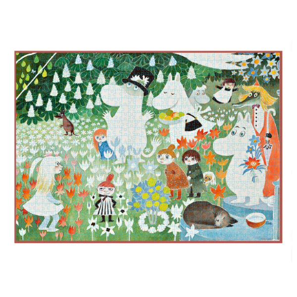 Moomin 1000 Piece Jigsaw - Floral Garden