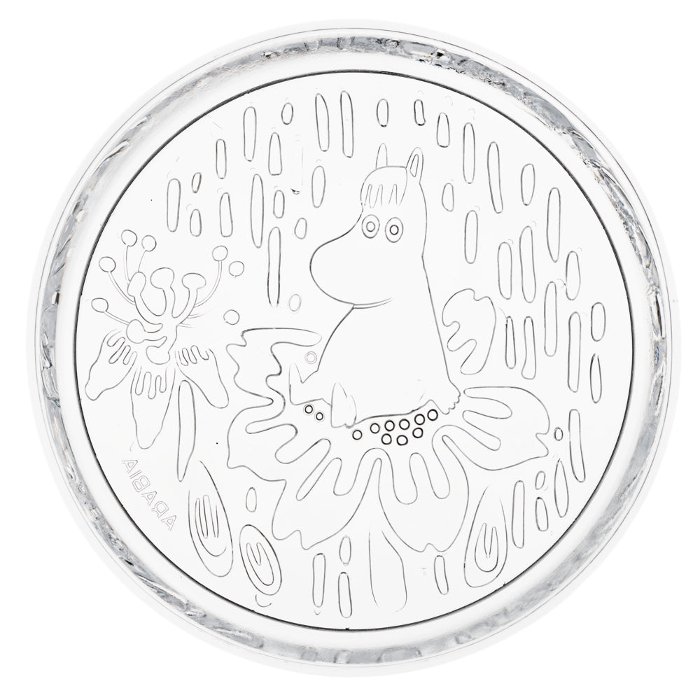 Moomin Clear Glass Plate - Moomin Arabia