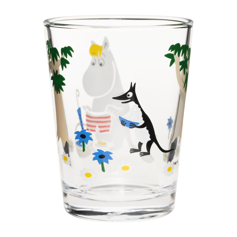 Moomin Glass Tumbler 22 cl - Going on Vacation