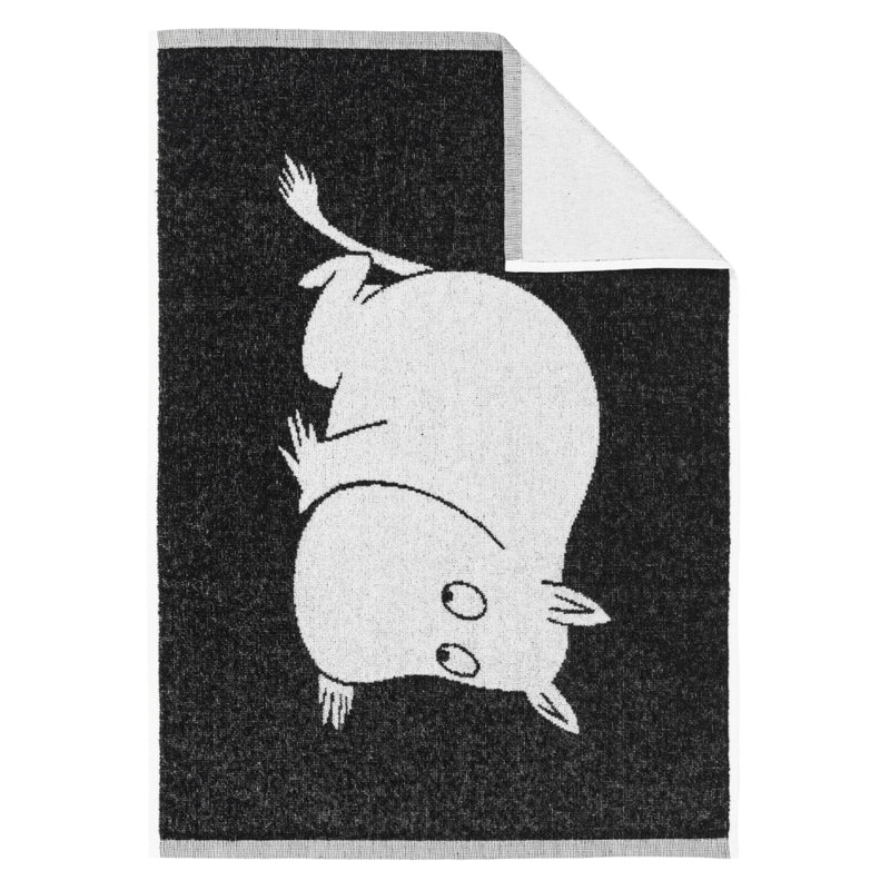 Moomin Hand Towel - Moomintroll Black/White (50x70cm)