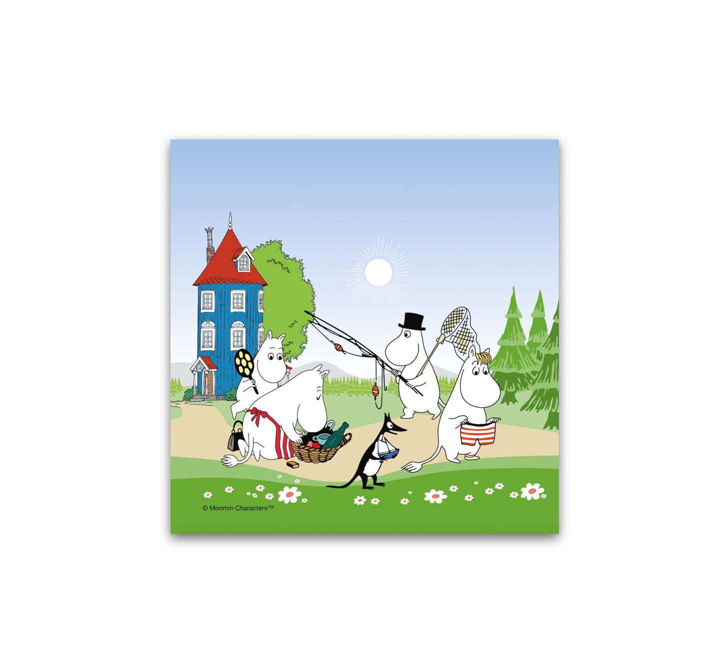 Moomin Paper Napkins - Going on Vacation