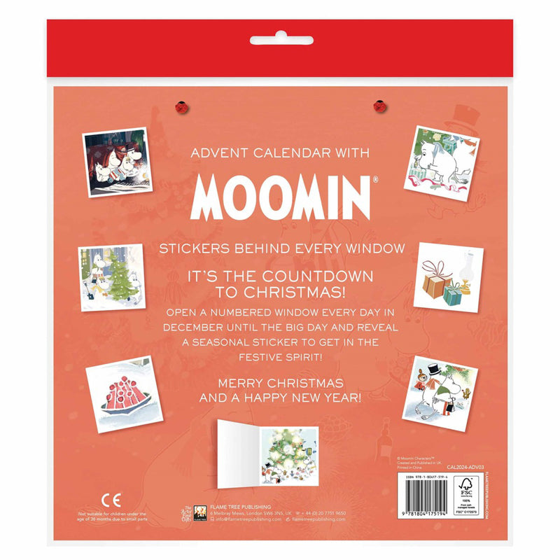 Moomin Sticker Advent Calendar - Preparing for Christmas