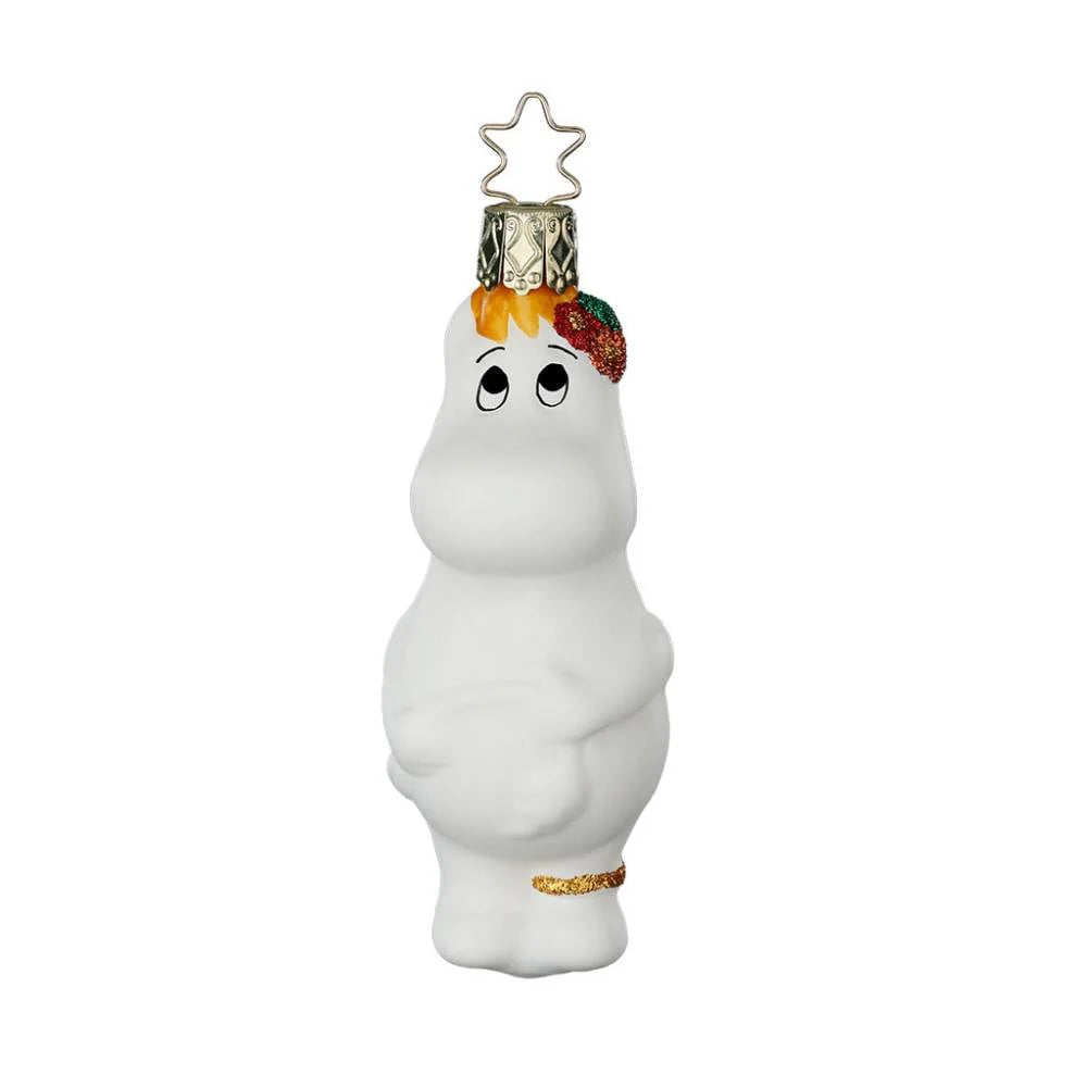 Moomin Glass Christmas Tree Ornament - Snorkmaiden