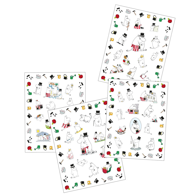 Moomin Sticker Set - Moomin and Family 180pcs