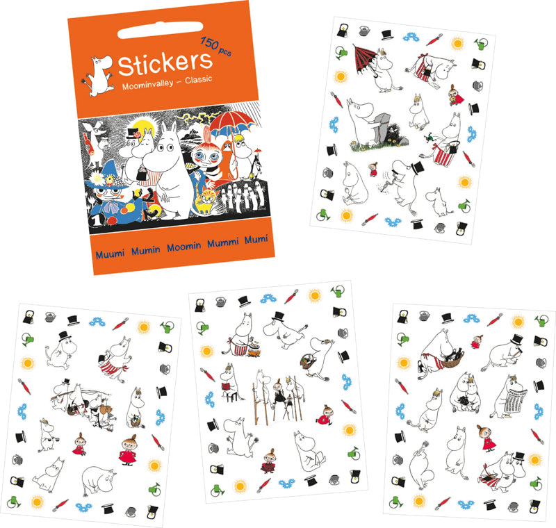 Moomin Sticker Set - Moominvalley Classics 150pcs