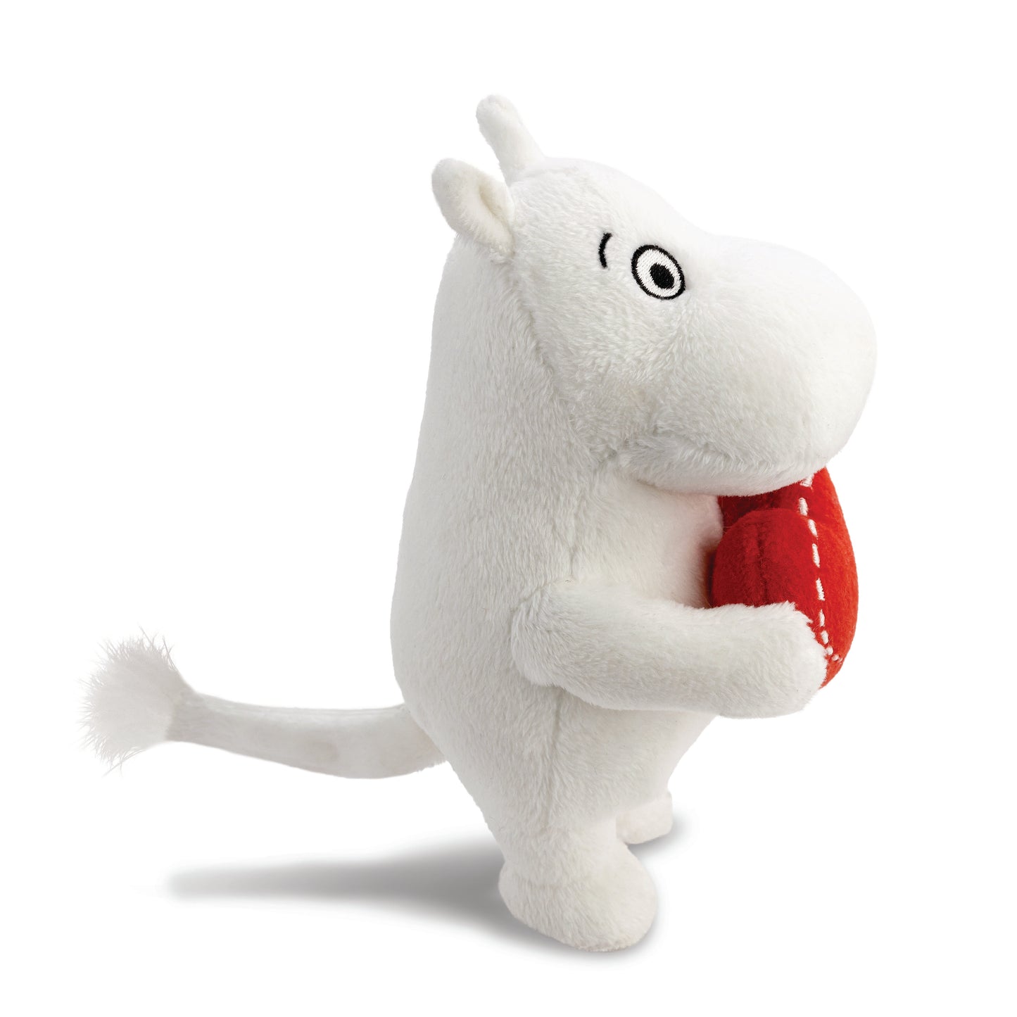 Moomintroll Plush w/ Heart - Small 6.5"