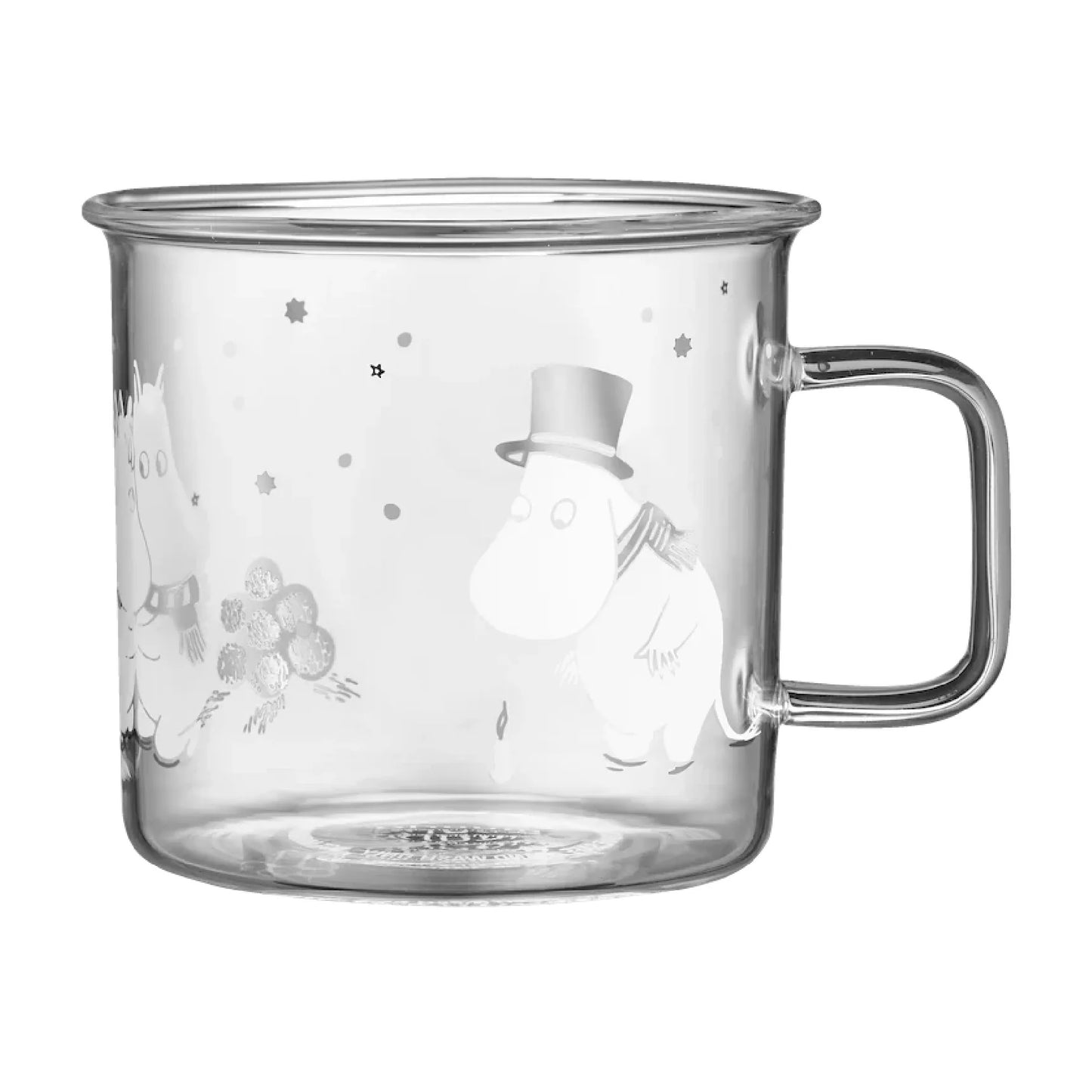Moomin Glass Mug - Let it Snow