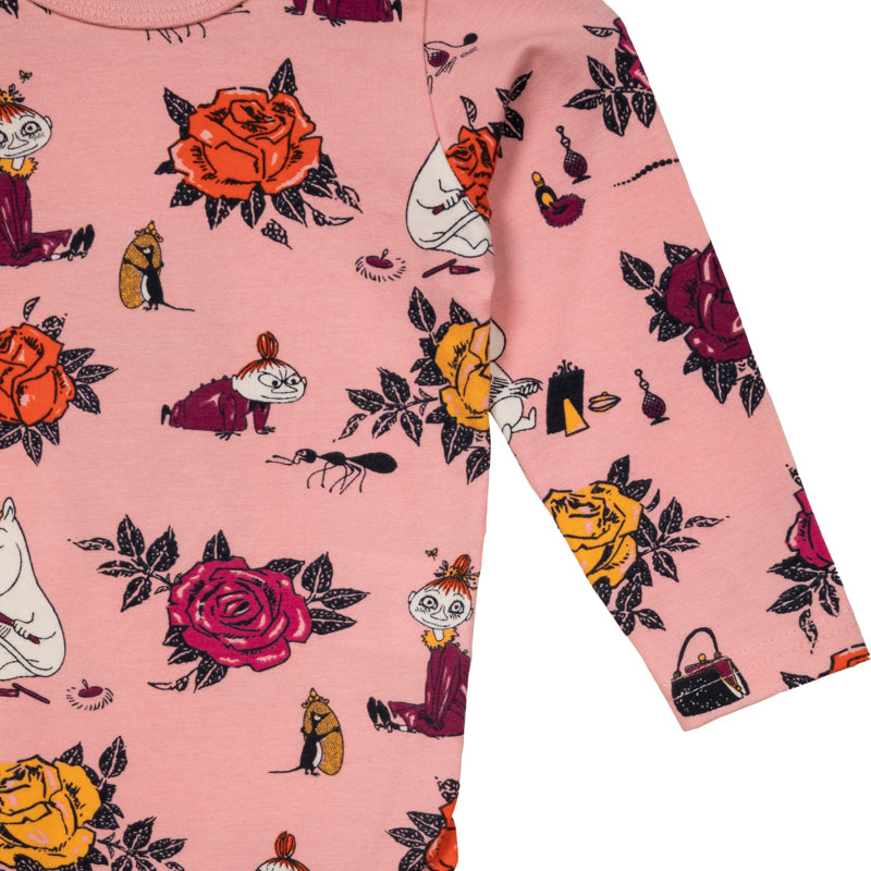 Roses Pink Baby Grow