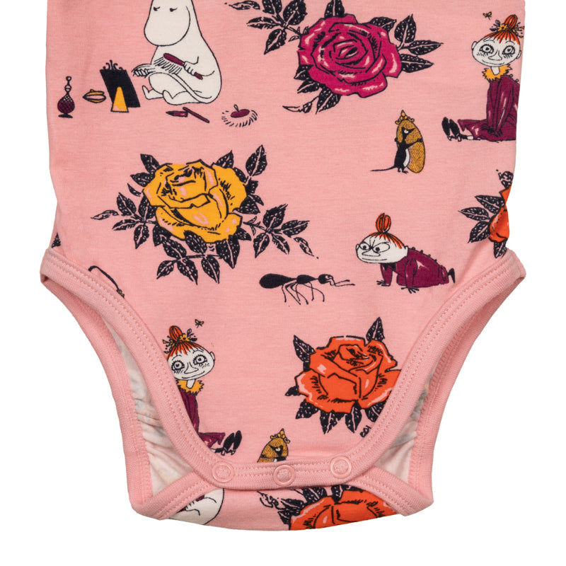 Roses Pink Baby Grow