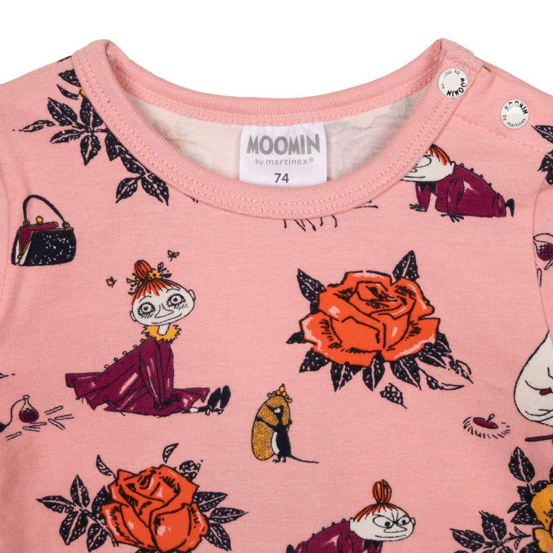 Roses Pink Baby Grow
