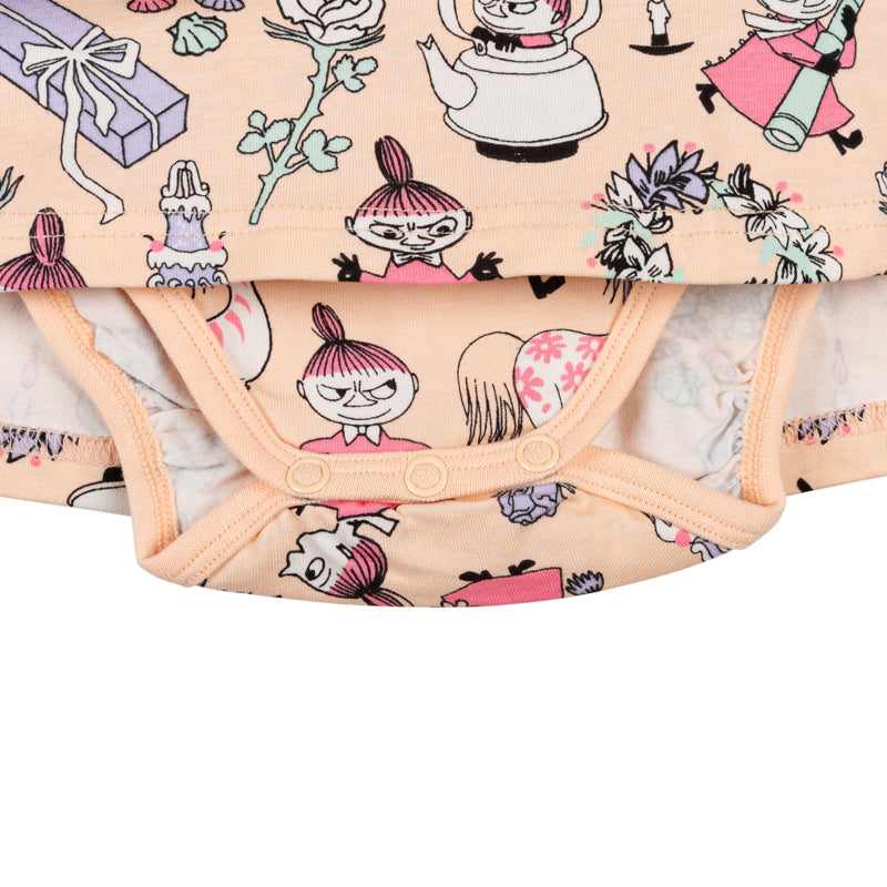 Moomin Bodysuit Dress - My's Party Peach