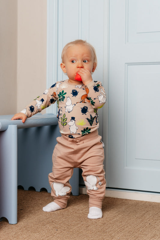 Moomin Baby Grow - Herbarium Beige