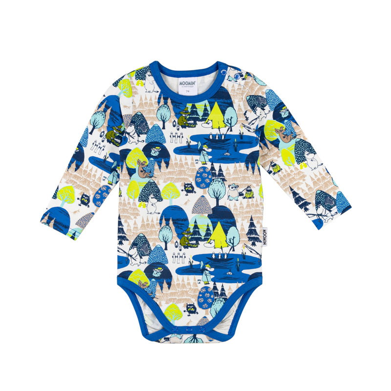 Moomin Baby Grow - Spruces White