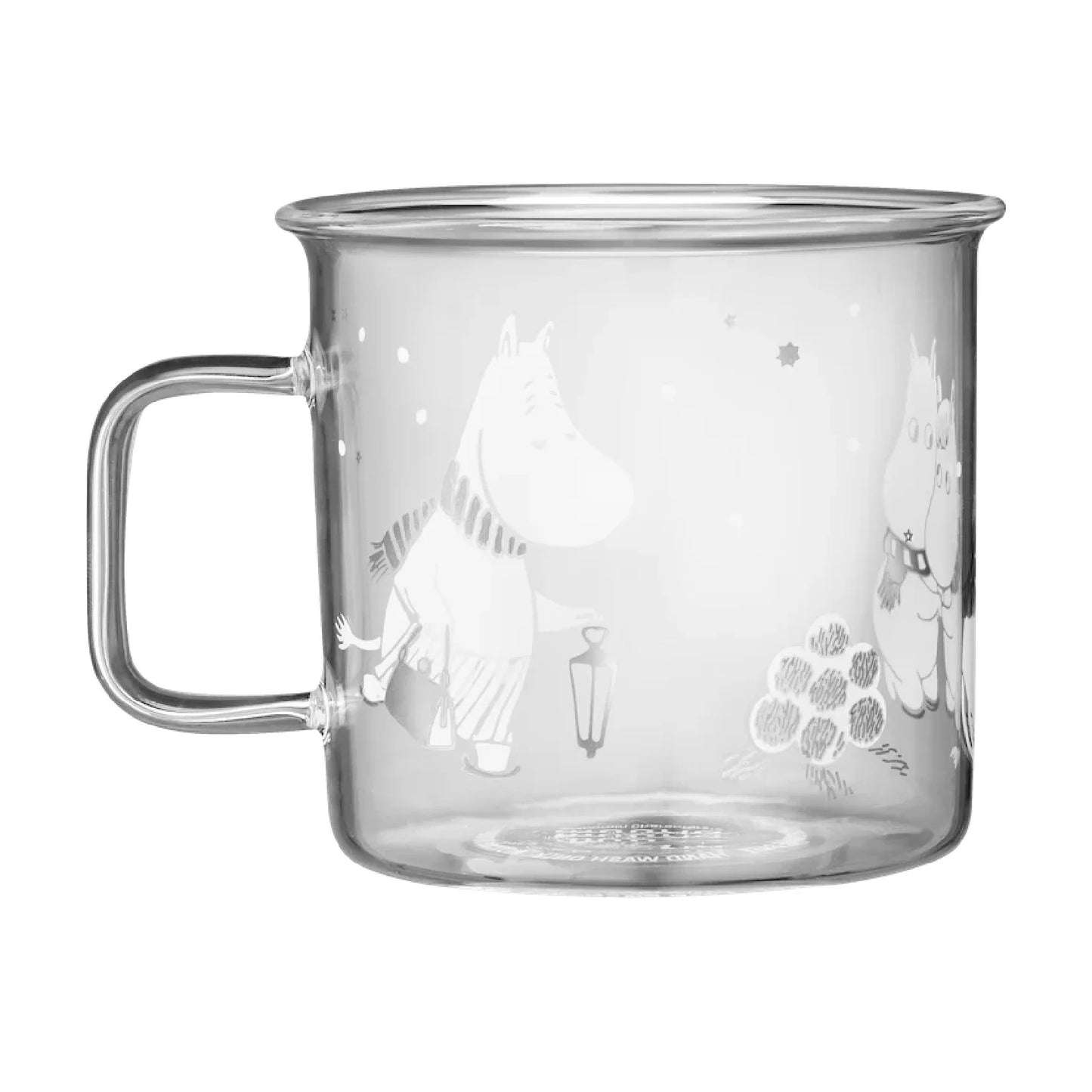 Moomin Glass Mug - Let it Snow