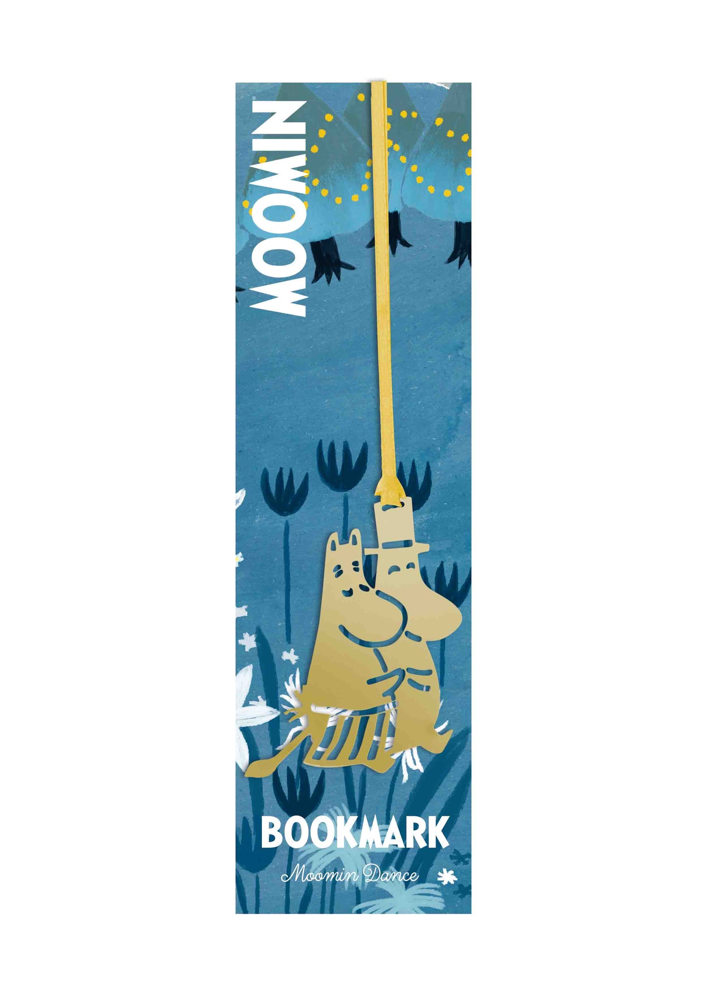 Moomin Bookmark - Dance, Gold