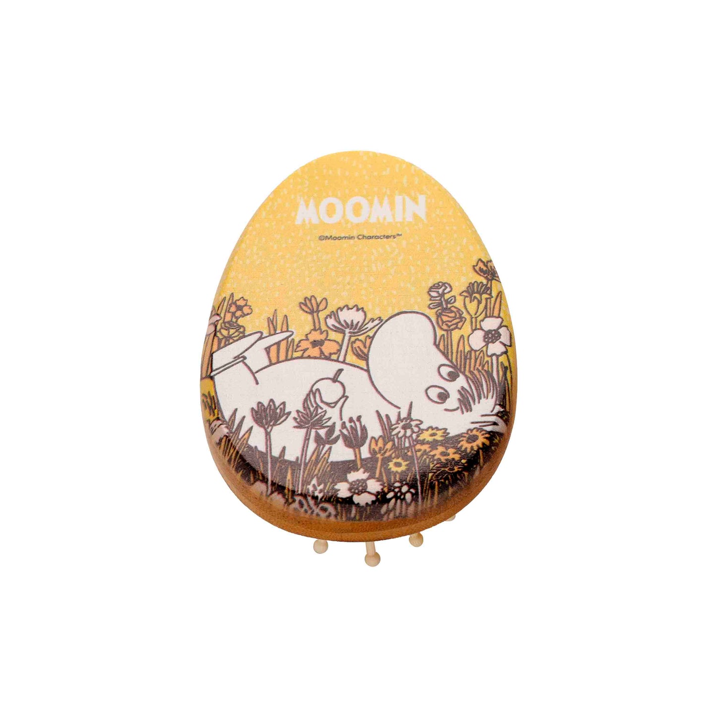 Moomin Bamboo Hairbrush - Yellow