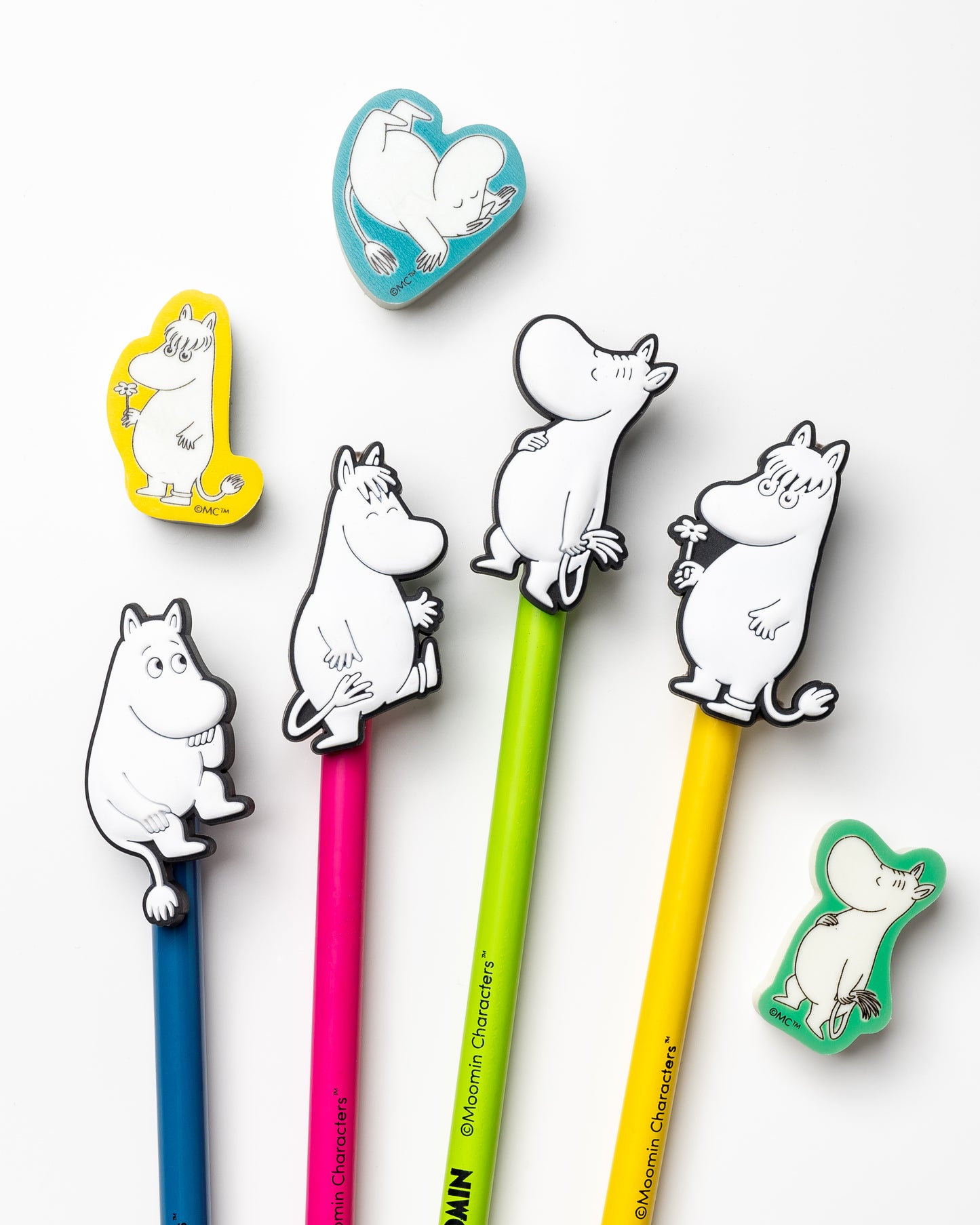 Moomin Pencil with Topper - Pink