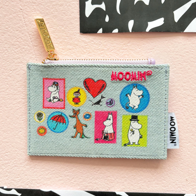Moomin Denim Zip Purse