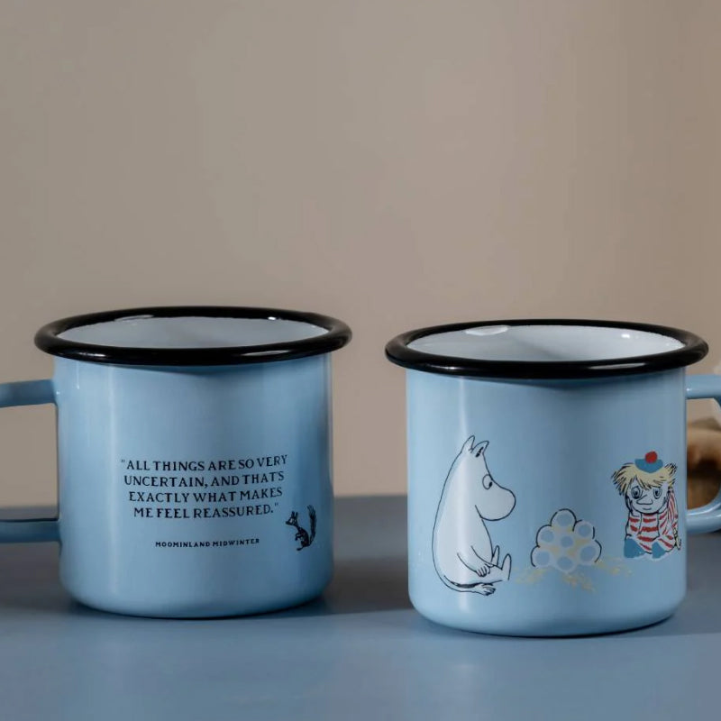 Moomin Enamel Mug - Dreamy Winter (3.7dl)