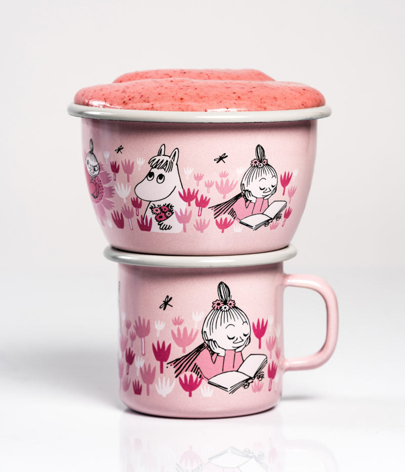 Moomin Enamel Bowl - Girls (0.3l)