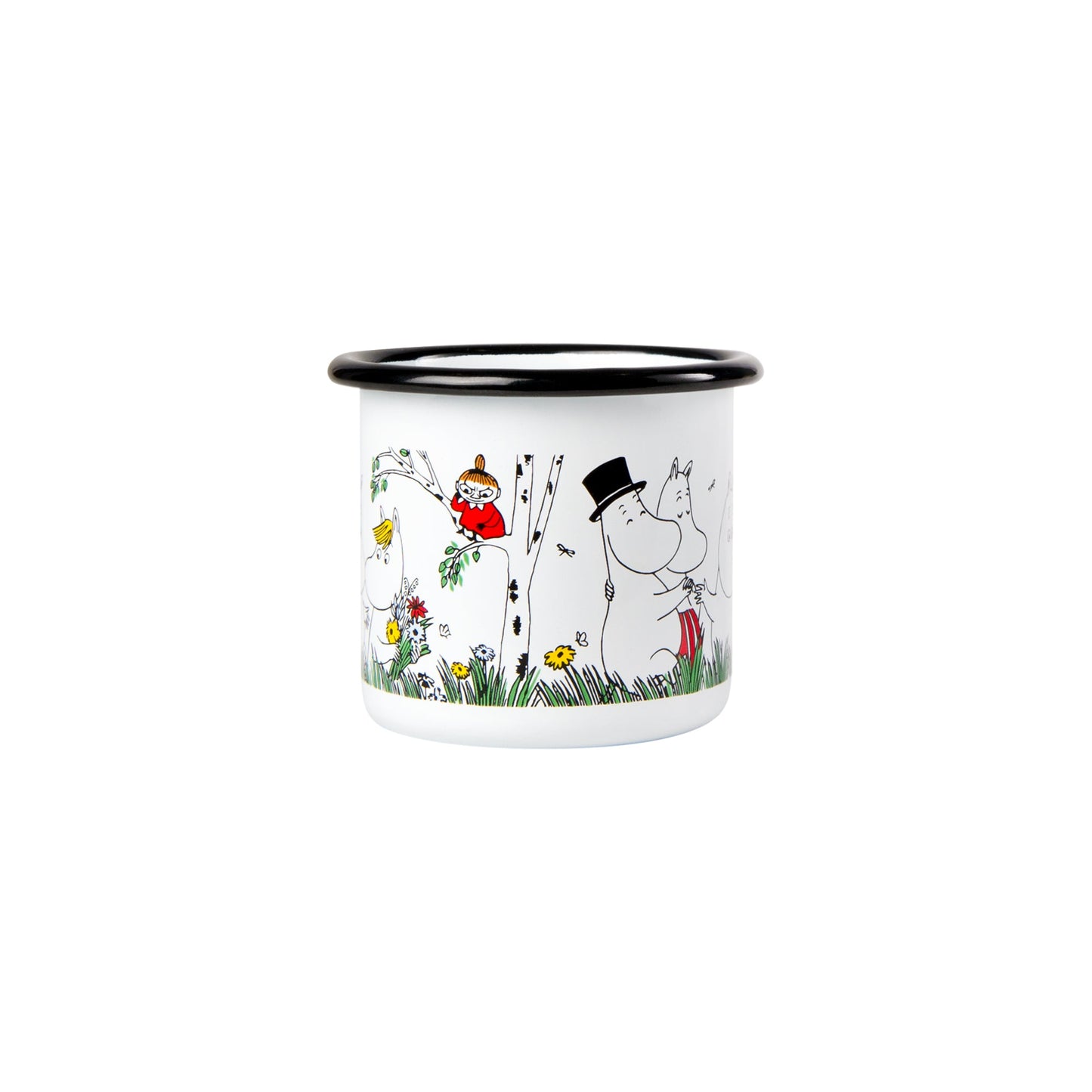 Moomin Enamel Mug - Happy Family (1.5dl)