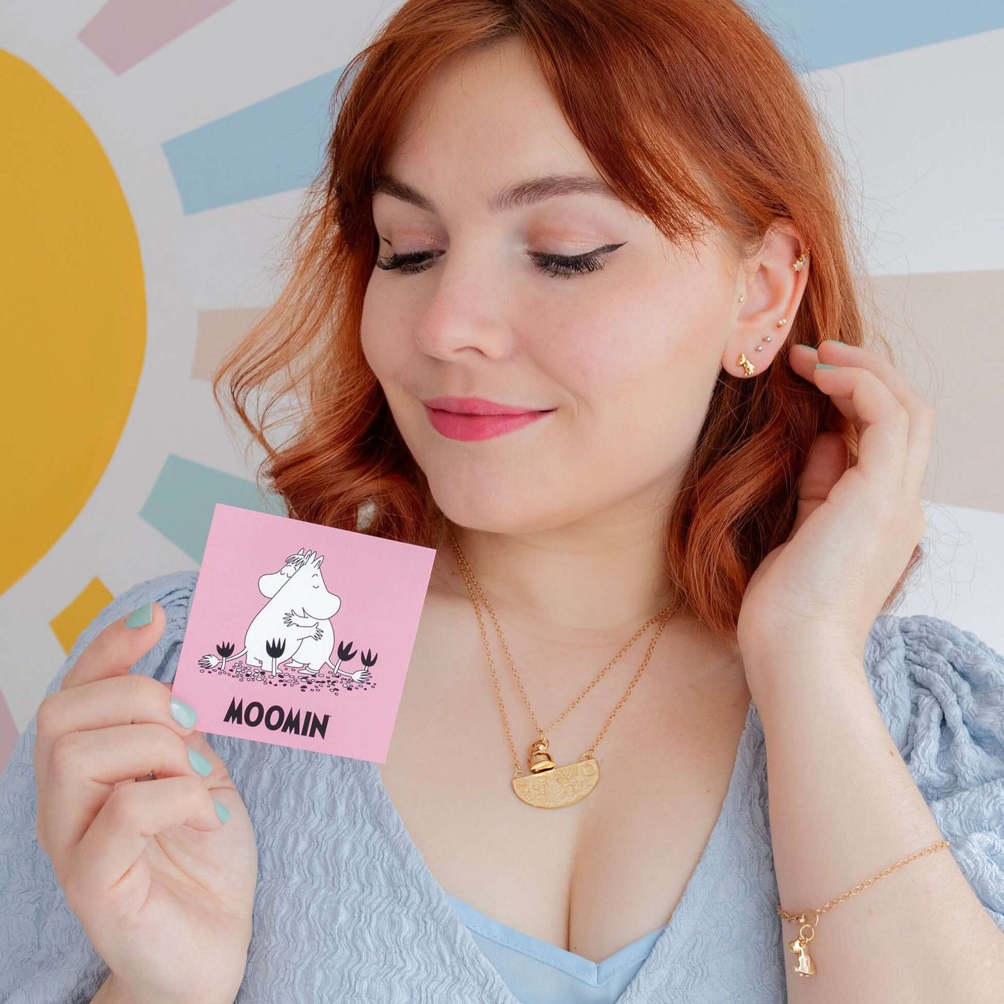 Moomin Stud Earrings (18ct Gold Vermeil)