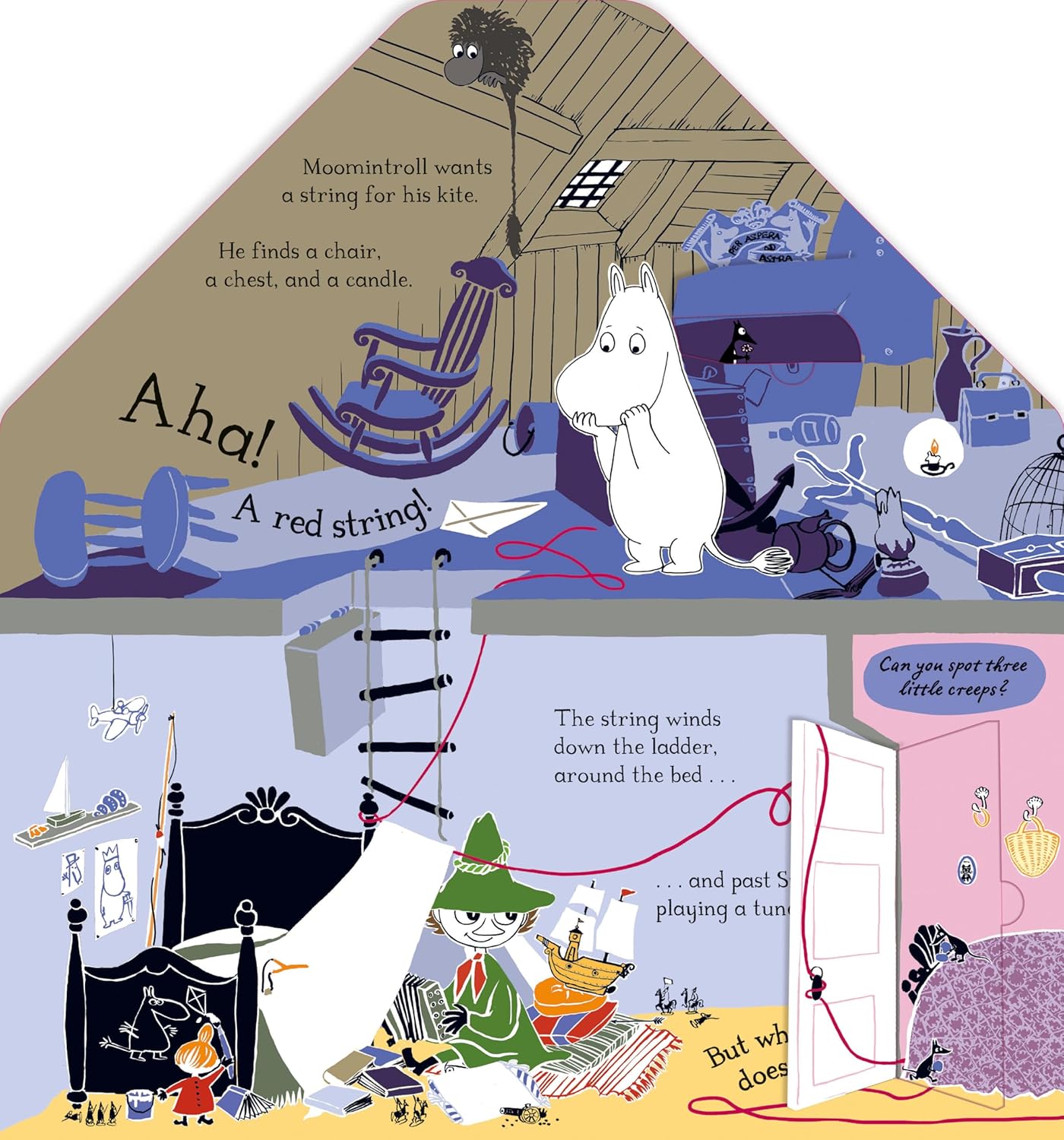 In the Moominhouse: A Lift-the-Flap Moomin Story