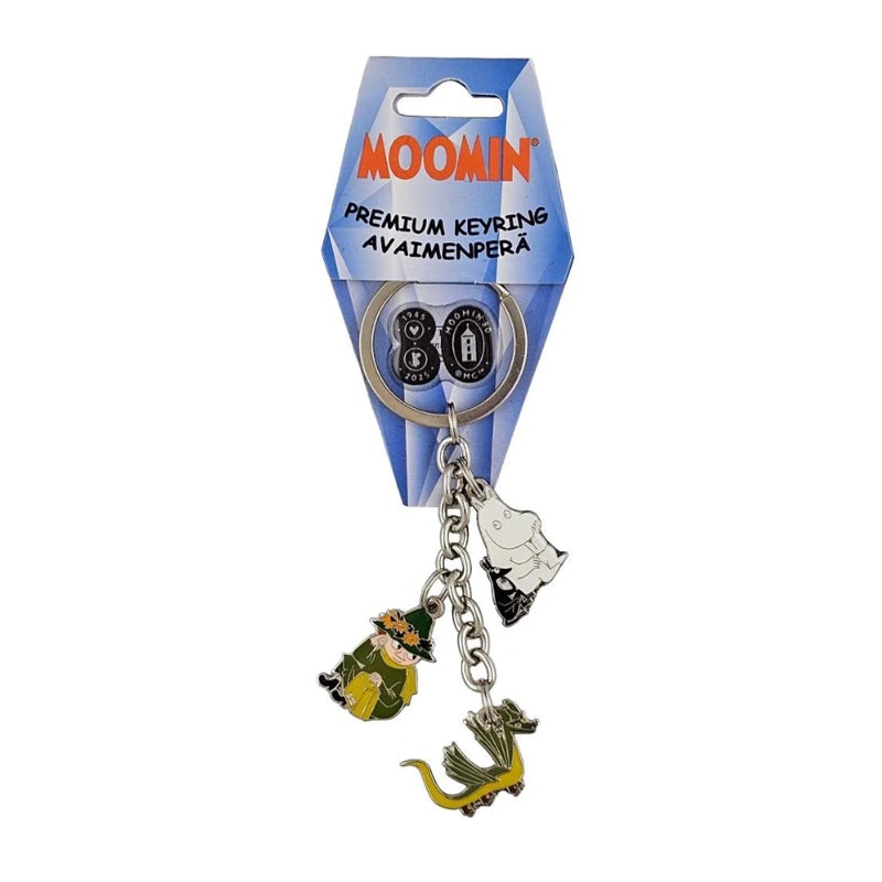 Moomin & Dragon Metal Keyring (80)