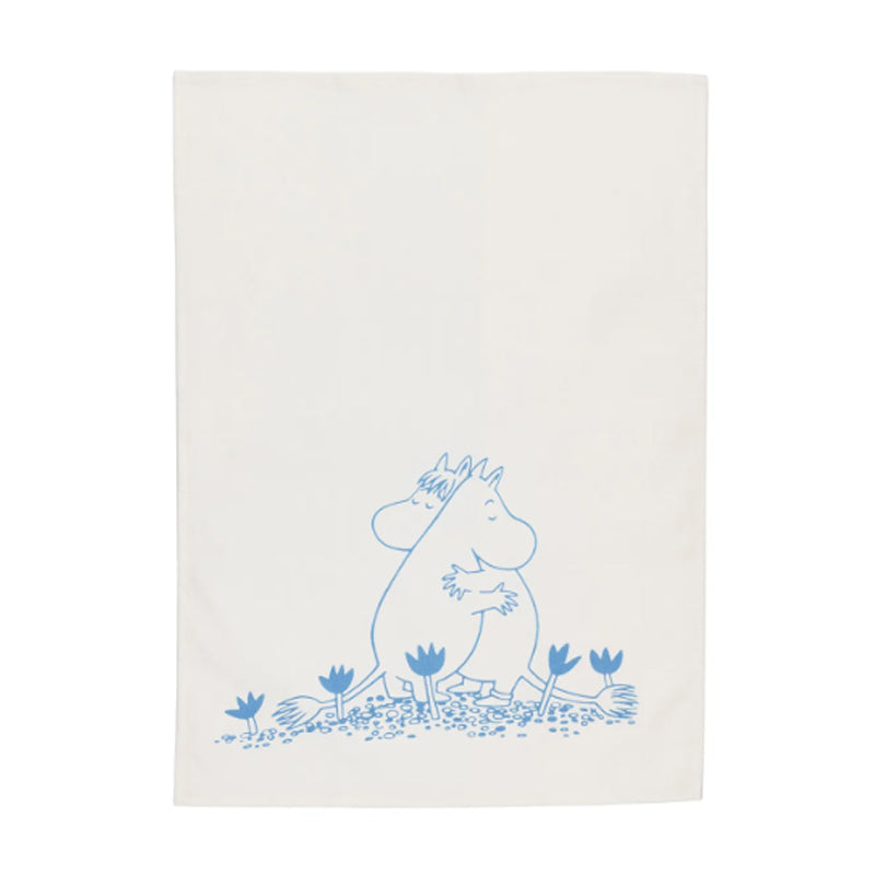 Moomin Kitchen Towel- Love, Blue