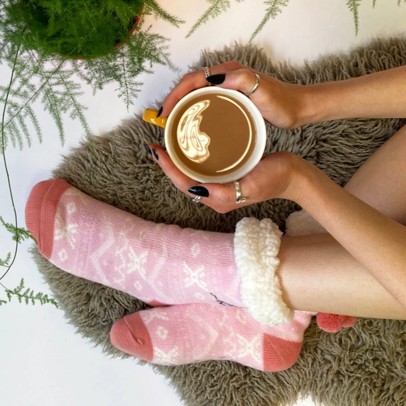 Moomin Slipper Socks With Love Design