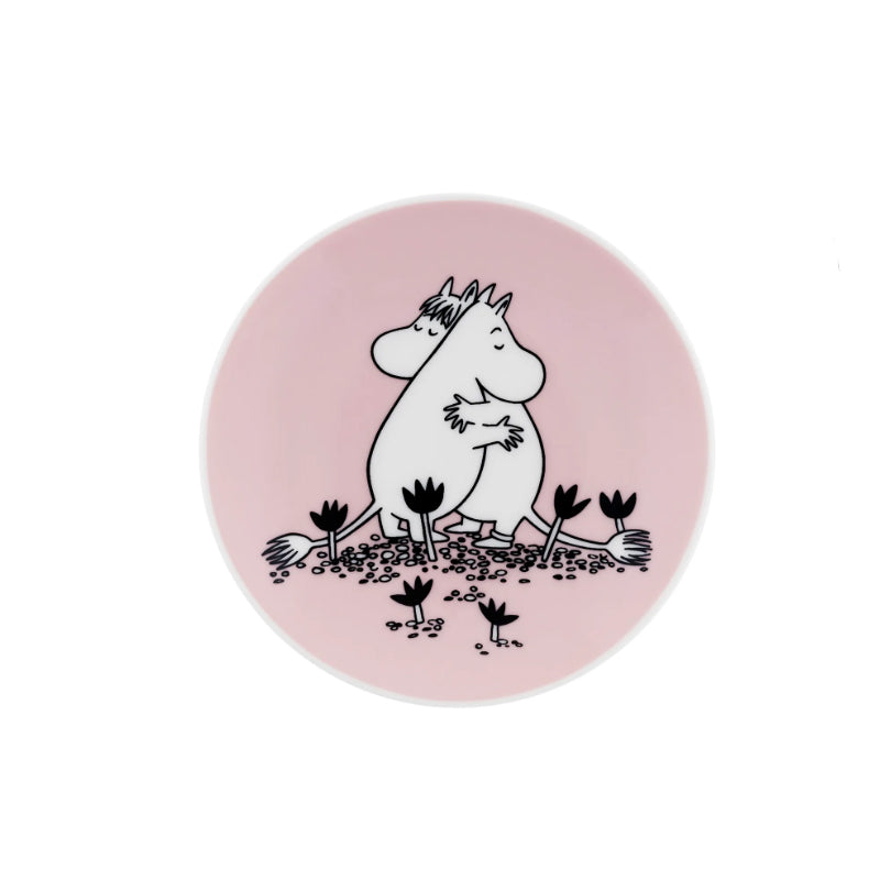 Moomin Mini Plate - Love, Pink