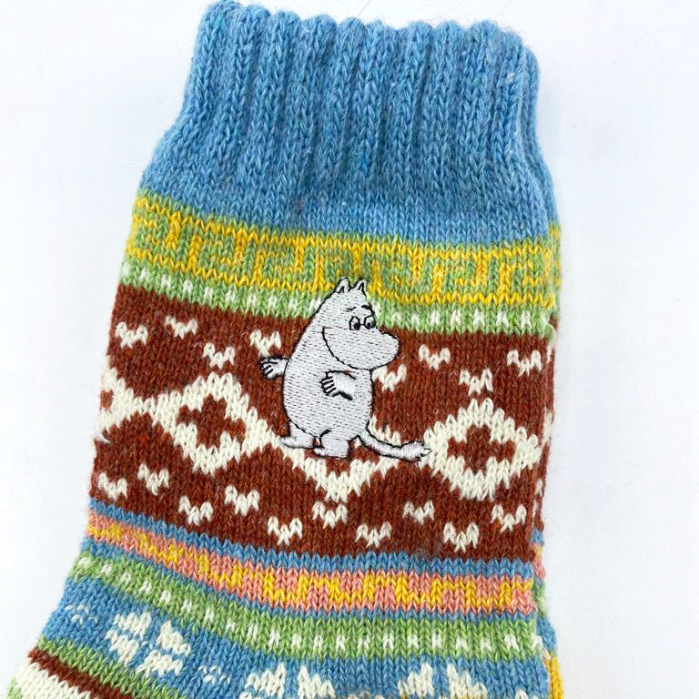 Moomin Fair Isle Moomintroll Socks