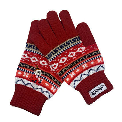 Moomin Fair Isle Gloves - Little My