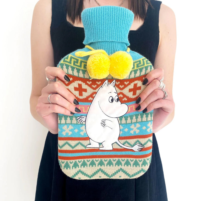 Moomin Hot Water Bottle - Fair Isle