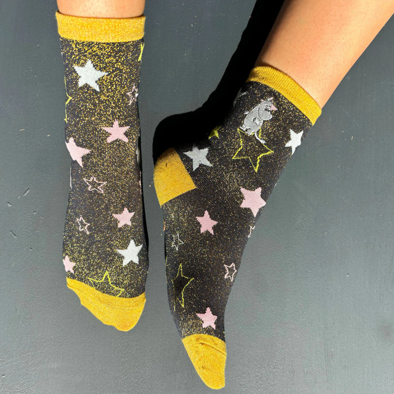 Moomin Ladies Socks - Star Glitter