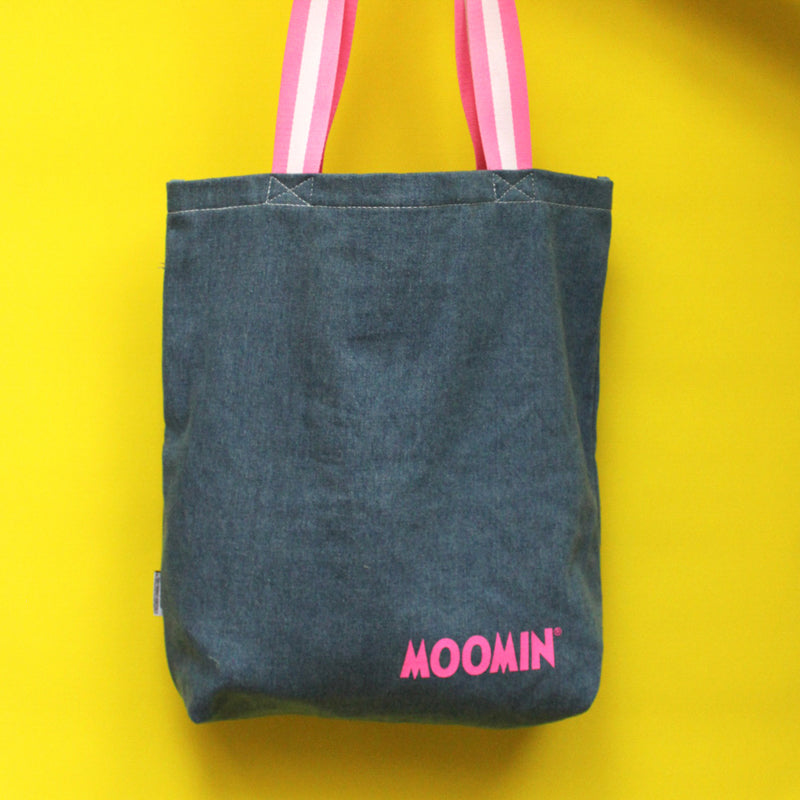 Moomin Denim Tote Bag - "How Does It Feel..."