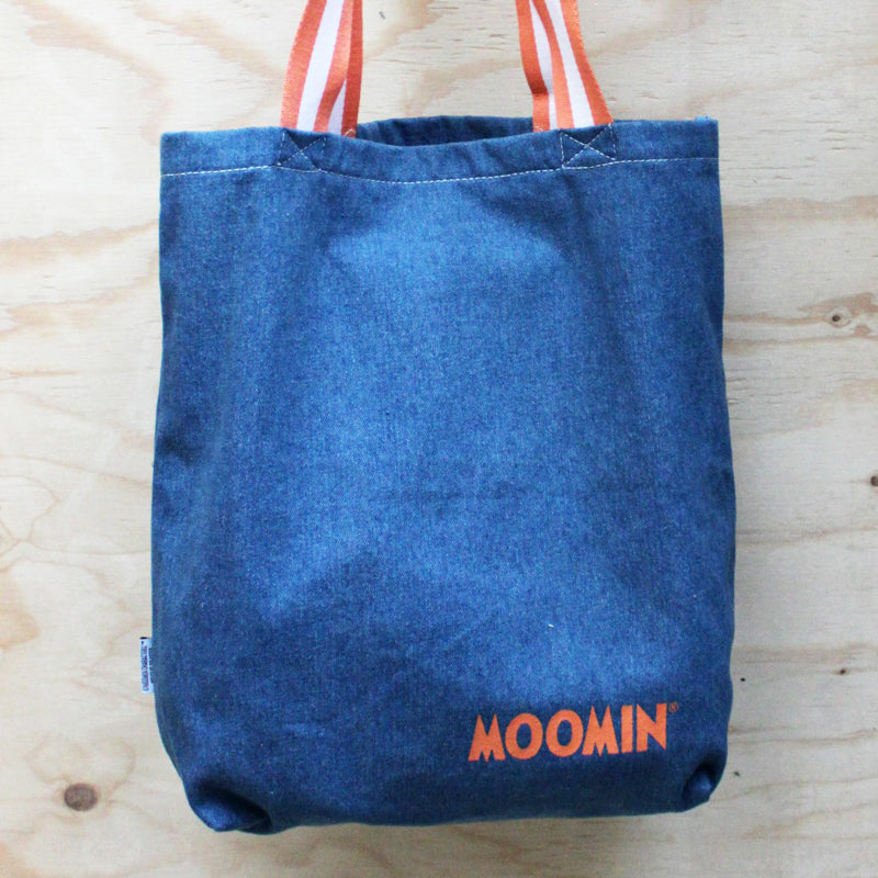 Moomin Denim Tote Bag - "Excellent Ideas"