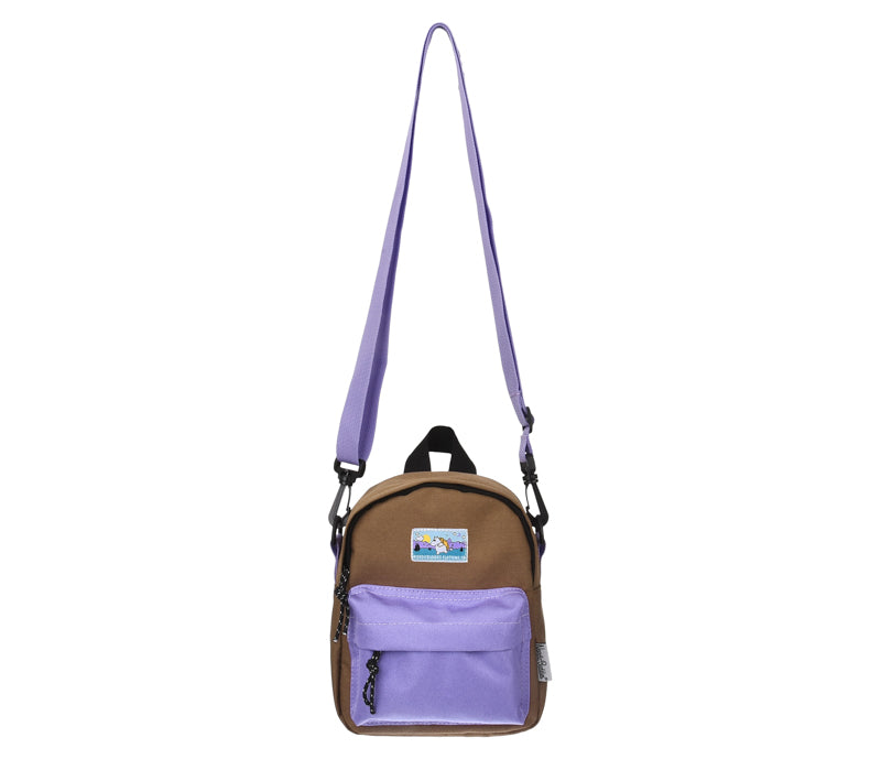 Moomin Adventure Cross Body Bag - Brown/Purple
