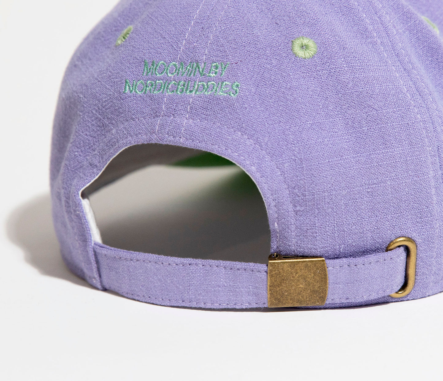 Moomin Baller Dad Cap - Moomintroll Pastel Green and Lilac
