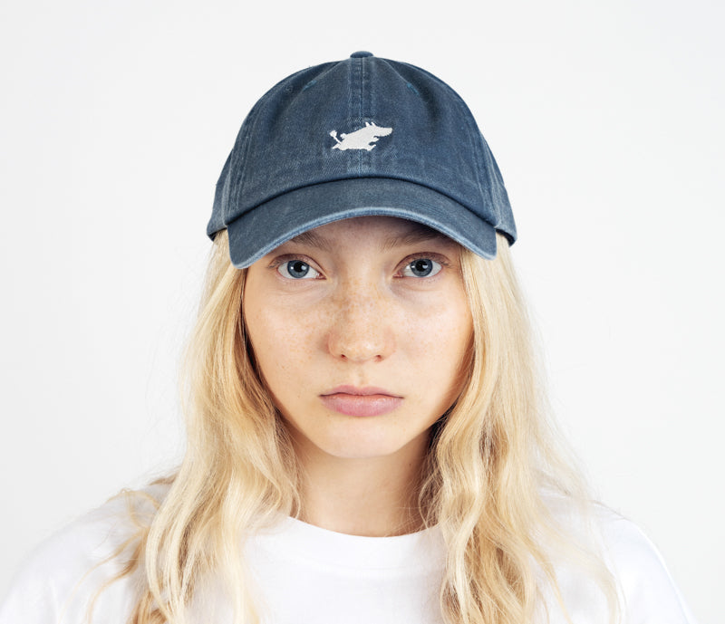 Moomin Dad Cap - Running, Lowkey Blue Denim