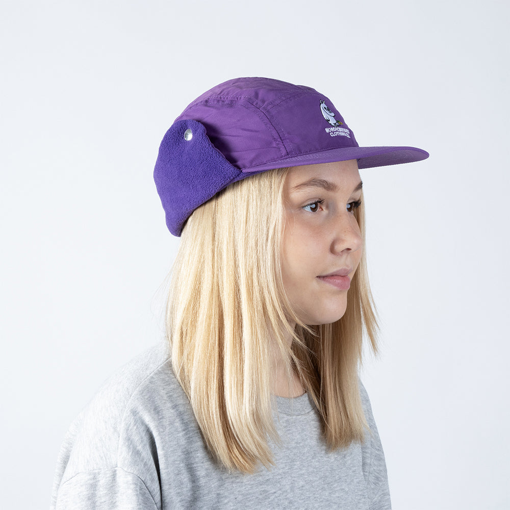 Moomin Adult Nylon Winter Hat - Moomintroll Purple