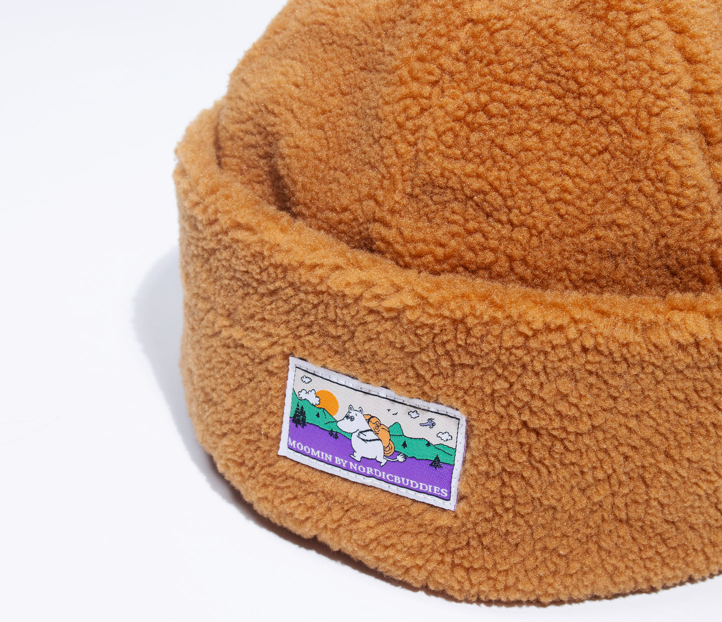 Moomin Adult Fargo Beanie Hat - Moomintroll Brown