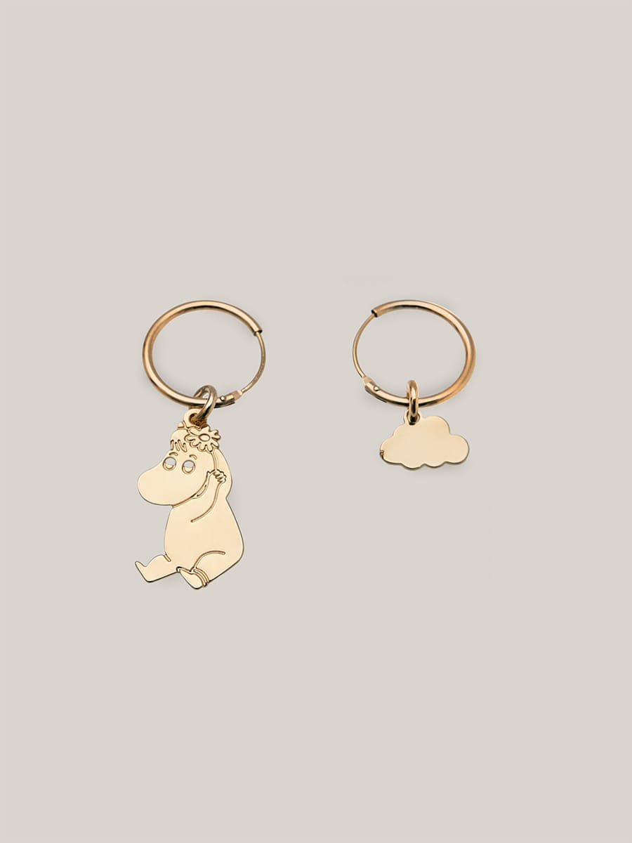 Moomin x MALAIKARAISS - Snorkmaiden & Cloud Hoop Earring