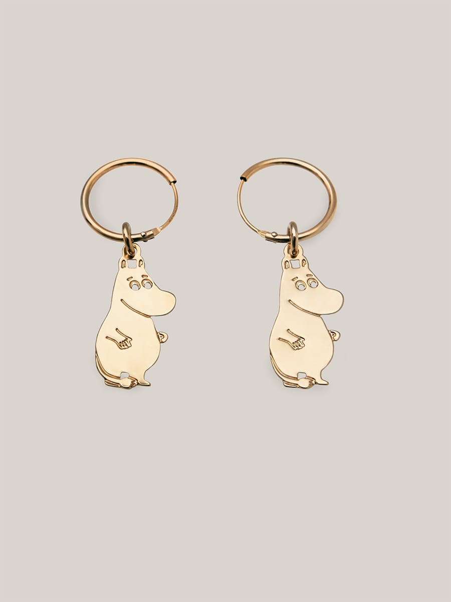 Moomin x MALAIKARAISS - Moomintroll Hoop Earring