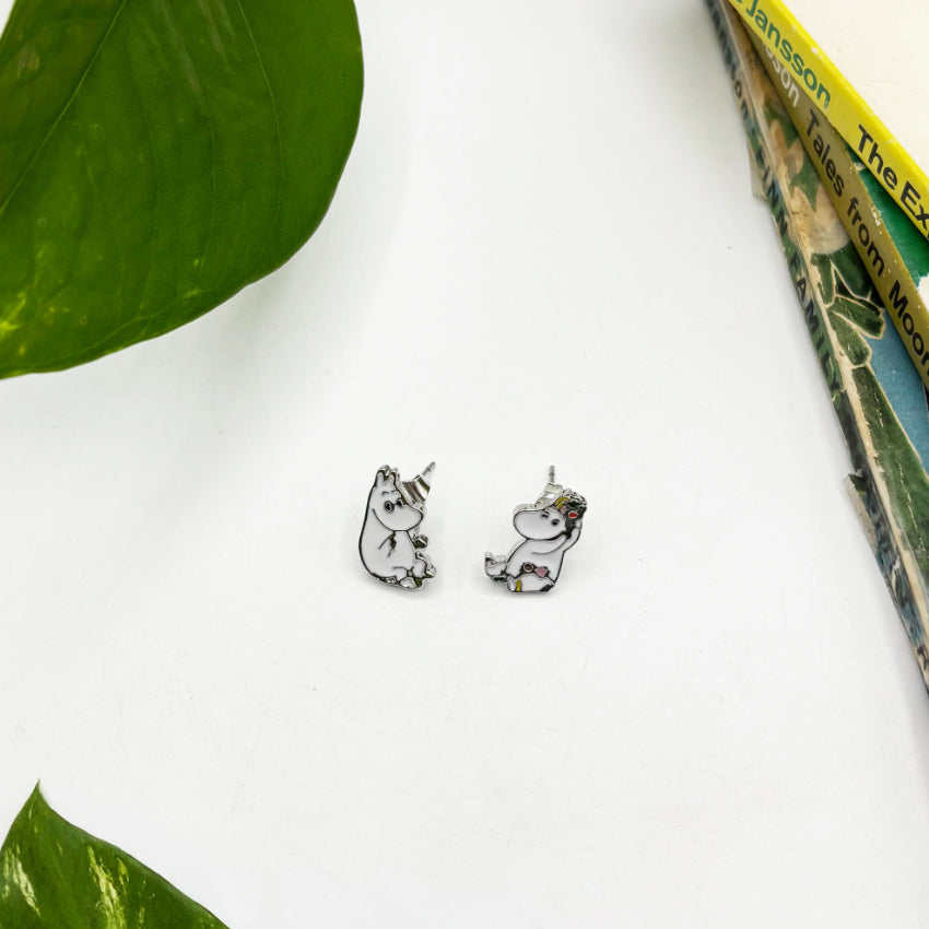 Moomin and Snorkamiden Stud Earrings