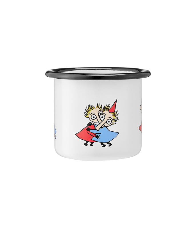 Moomin Enamel Mug - Thingumy & Bob (1.5dl)
