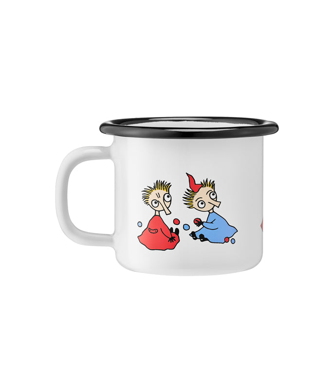 Moomin Enamel Mug - Thingumy & Bob (1.5dl)