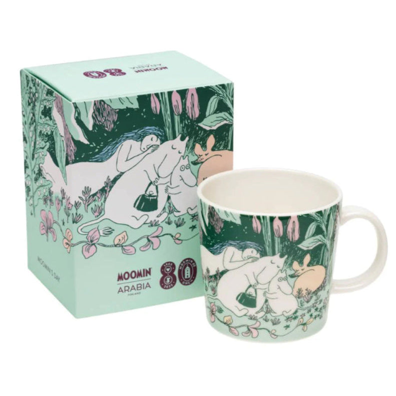 Tazza grande Moomin gialla 0,4 L Arabia Special Edition Tazza grande Moomin gialla 0,4 L Arabia Special Edition