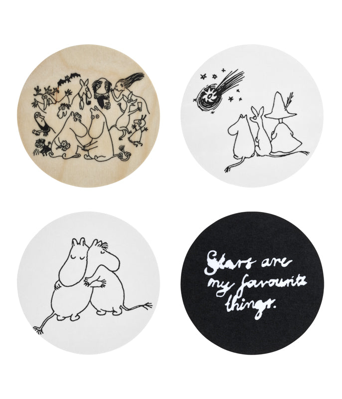 Moomin Coaster - Moomin 80 4pcs in Tin