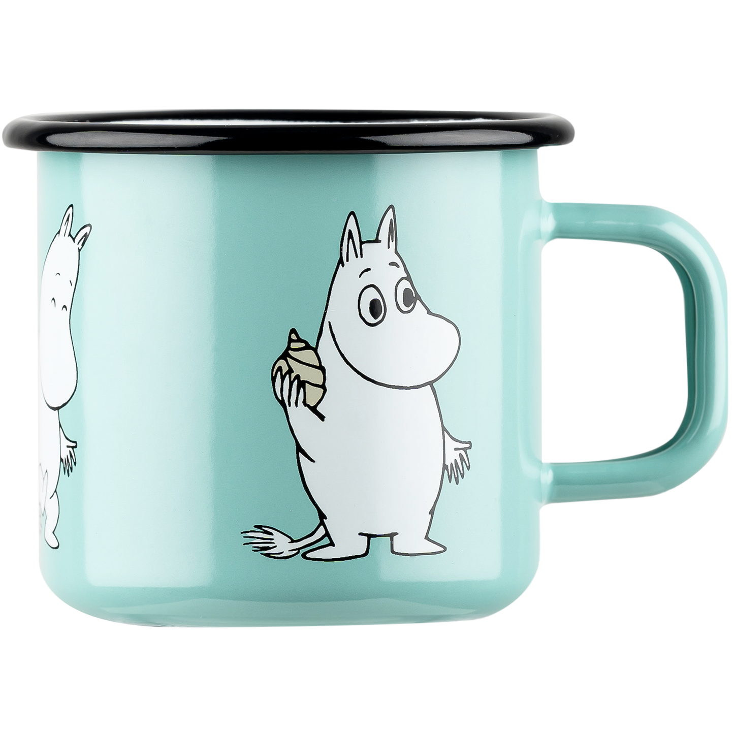 Moomin Enamel Mug - Moomintroll Turquoise (3.7dl)